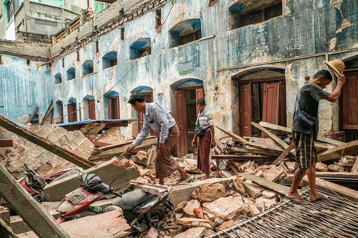 Reporting on the Myanmar earthquake